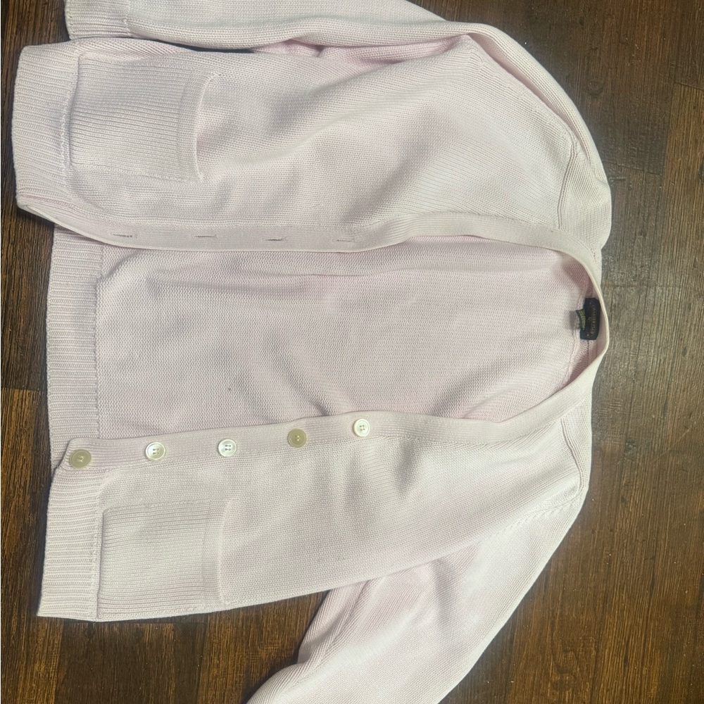 Charter Club Light Pink Cardigan Sweater